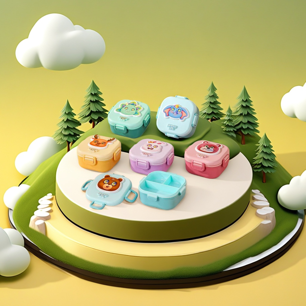 Food-grade lunch boxes and food storage containers