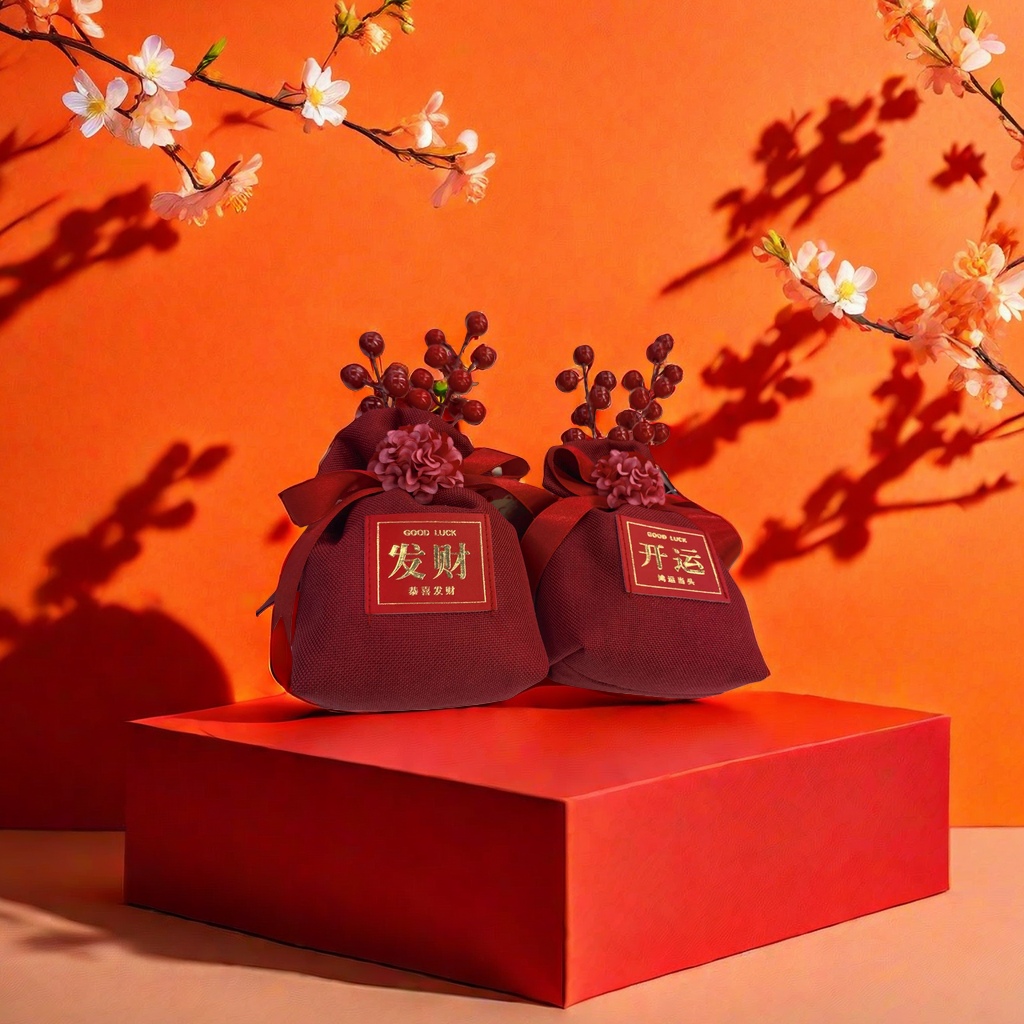 开运发财白底实物图