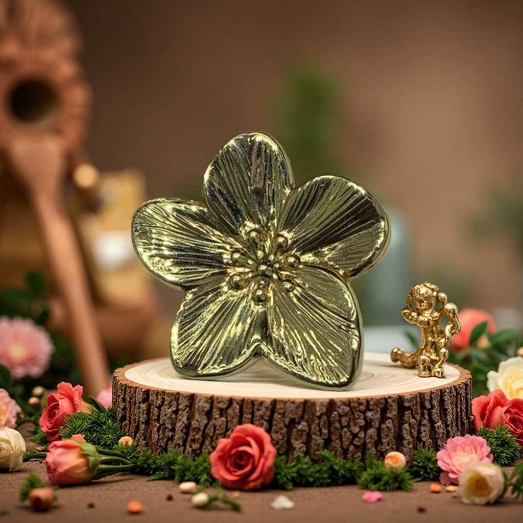 خاتم زواج الورود الذهبي details Picture