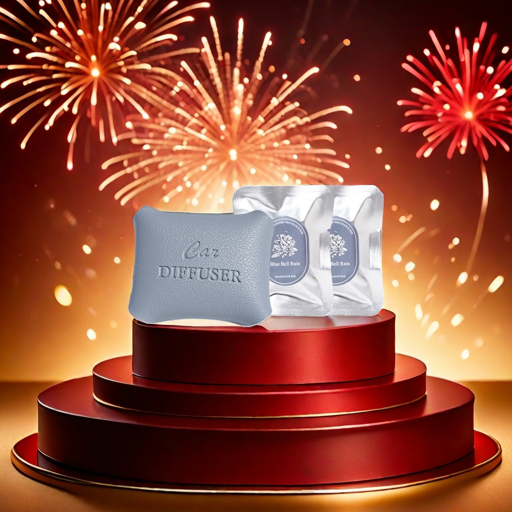 厂家直供仿小羊皮汽车车载盒出风口高级感替换香膏空调出风口香薰 