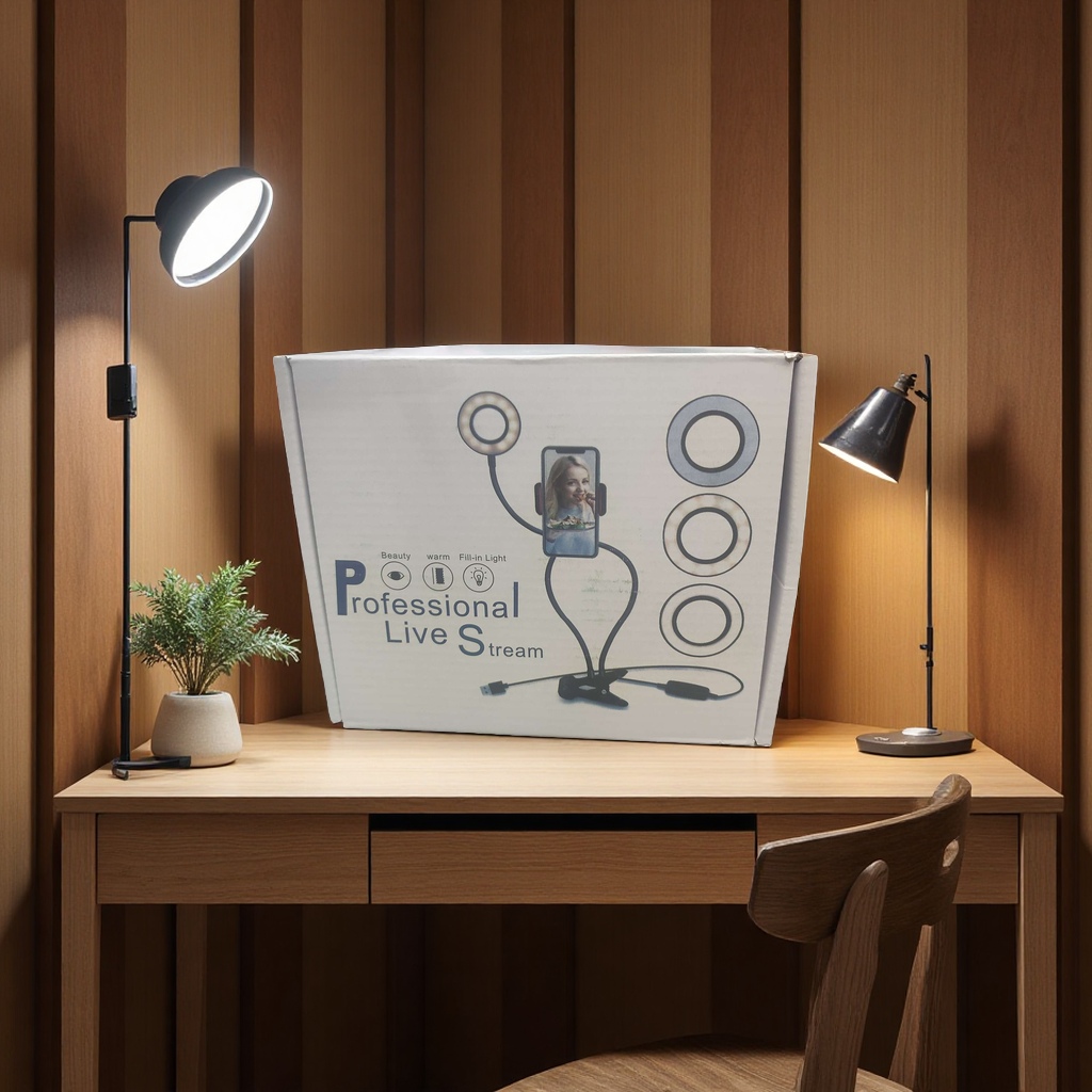 Live streaming fill light, live streaming stand clip, mobile phone lazy person stand, beauty fill light, host desktop bedside lamp