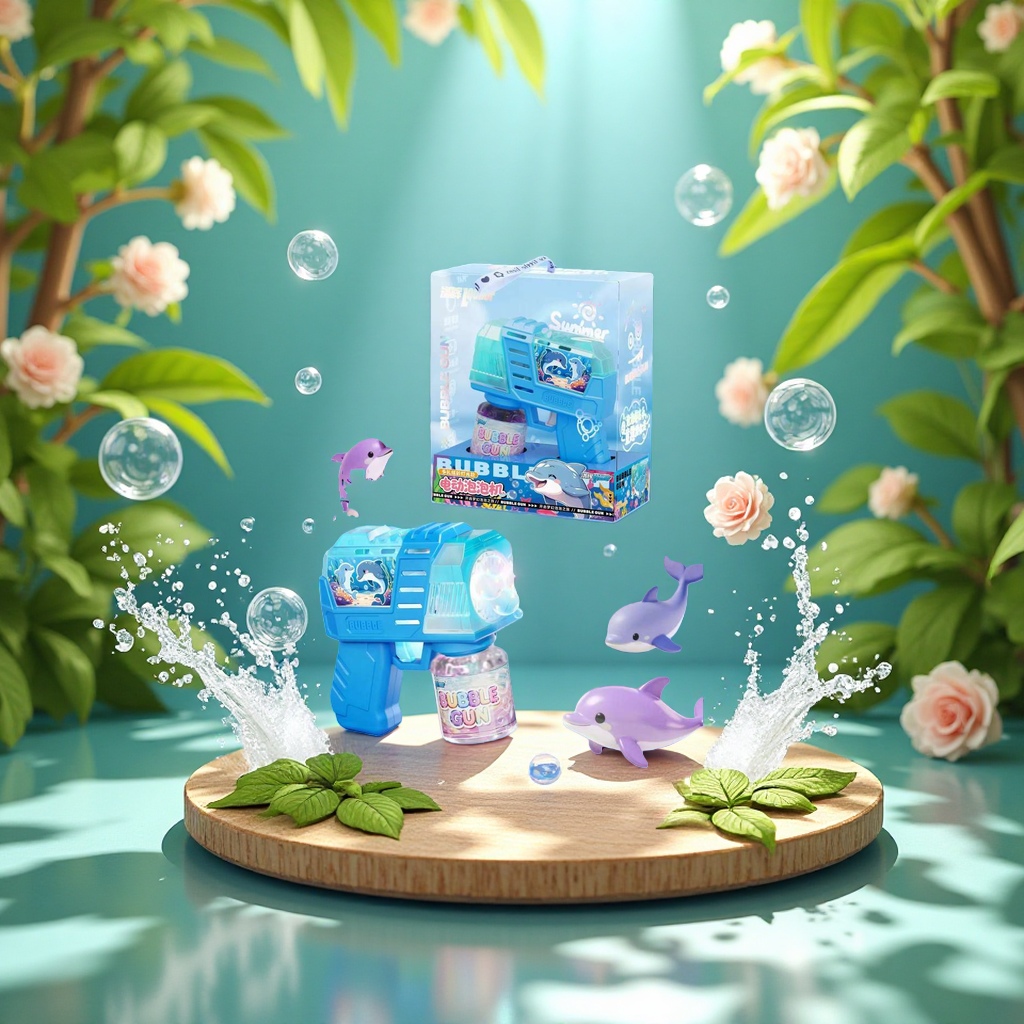 Bubble machine, children's summer cartoon bubble water Bubble machine bubble water 165313957