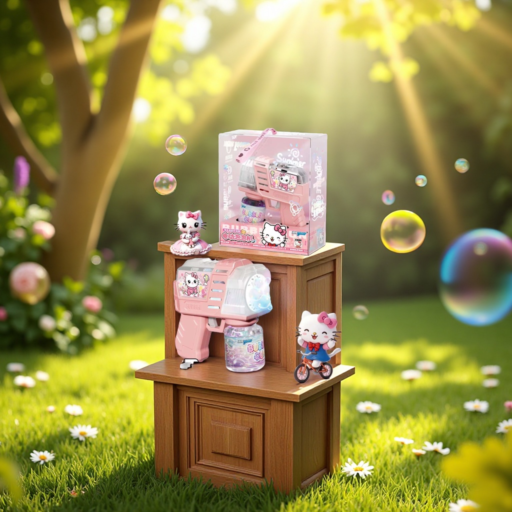 Bubble machine, children's summer cartoon bubble water, bubble machine, bubble water 165852970 Specification image