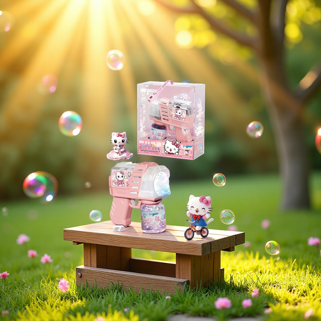 Bubble machine, children's summer cartoon bubble water, bubble machine, bubble water 165852970 Application Scenario