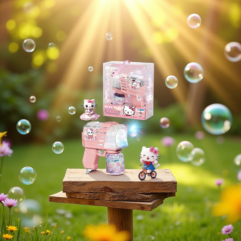 Bubble machine, children's summer cartoon bubble water, bubble machine, bubble water 165852970 details Picture