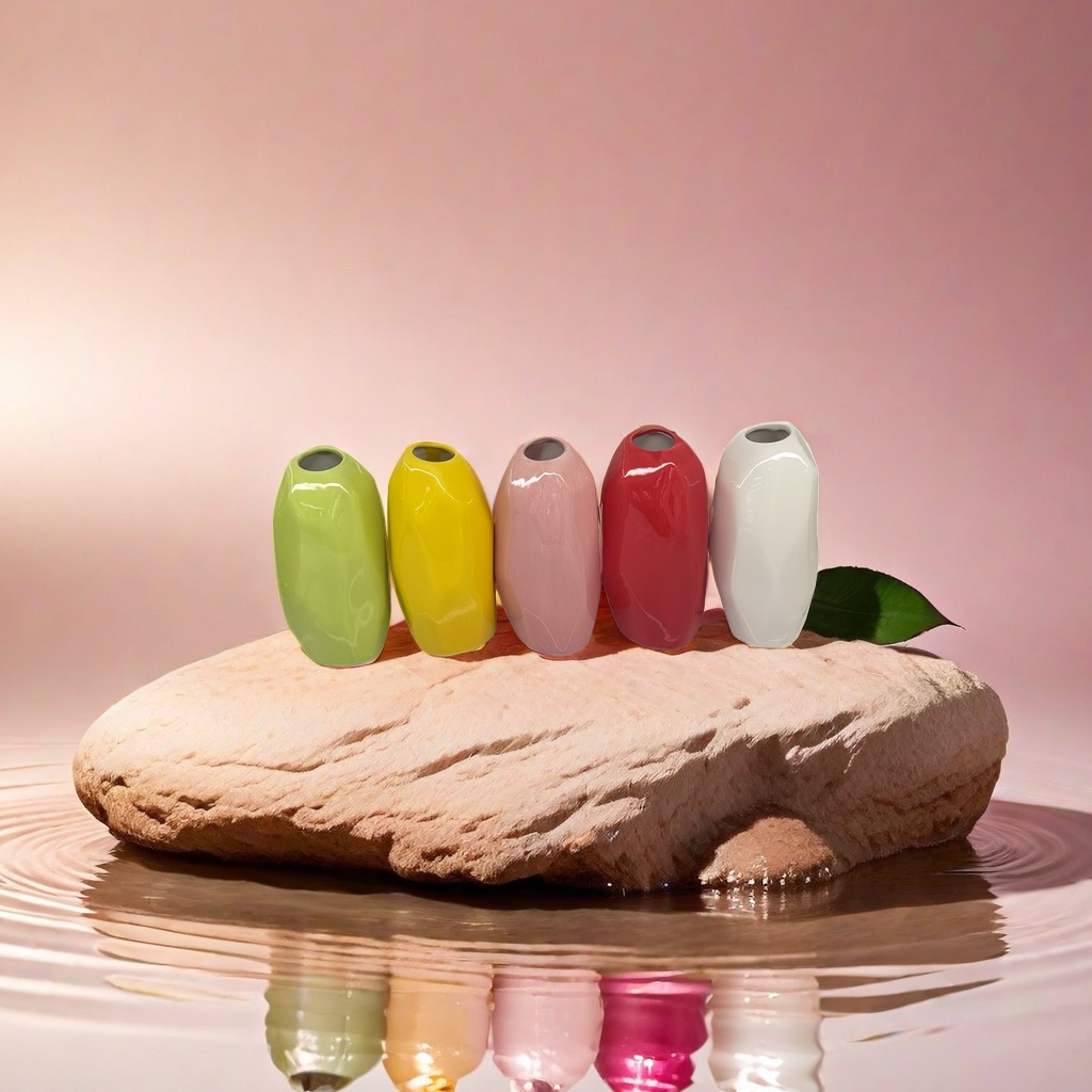 Ceramic small flower vase, exquisite vase, creative home decoration item, floral arrangement tool Specification image