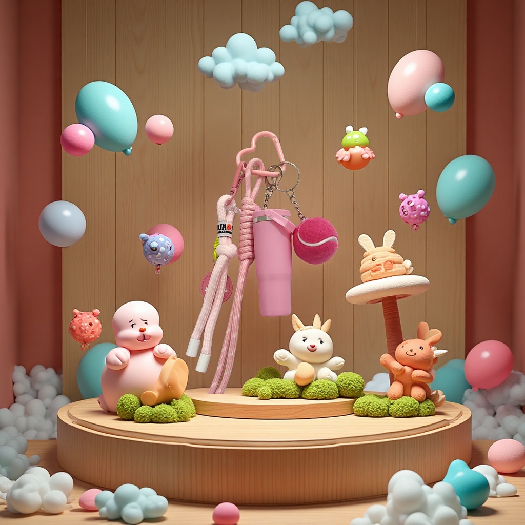 玩具挂件细节图