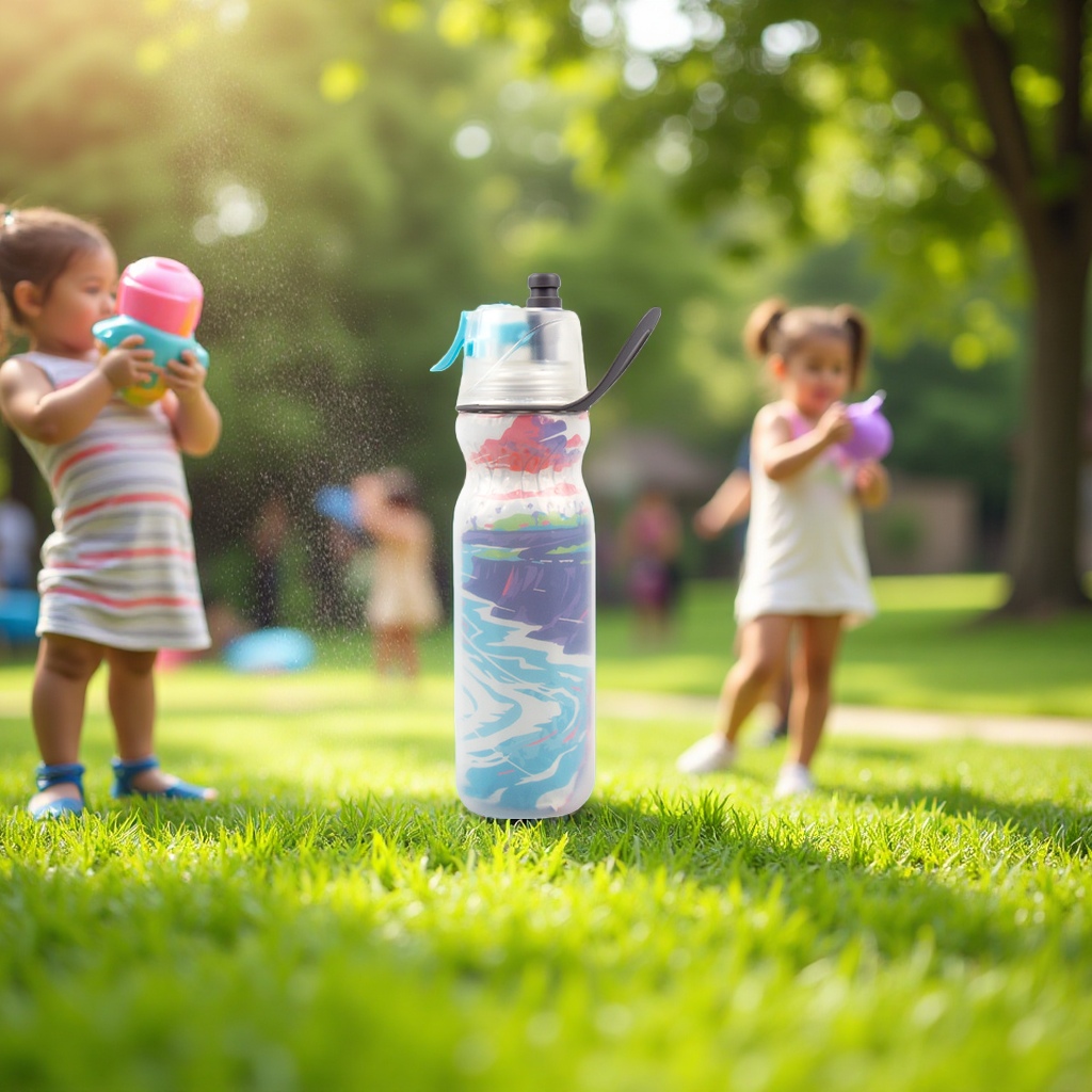 喷雾水杯实物图