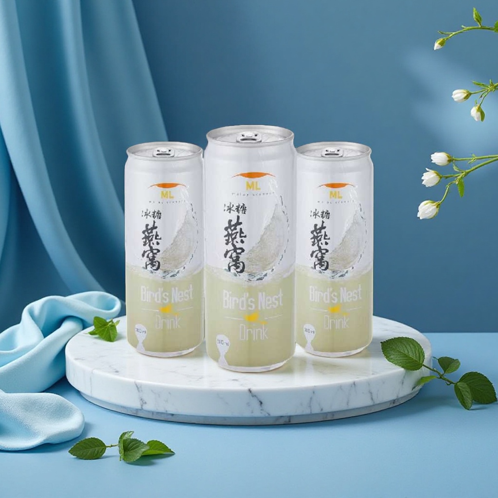 Malaysian rock sugar bird's nest bottled beverage for hangover relief, refreshing, beautifying and nourishing the skin details Picture