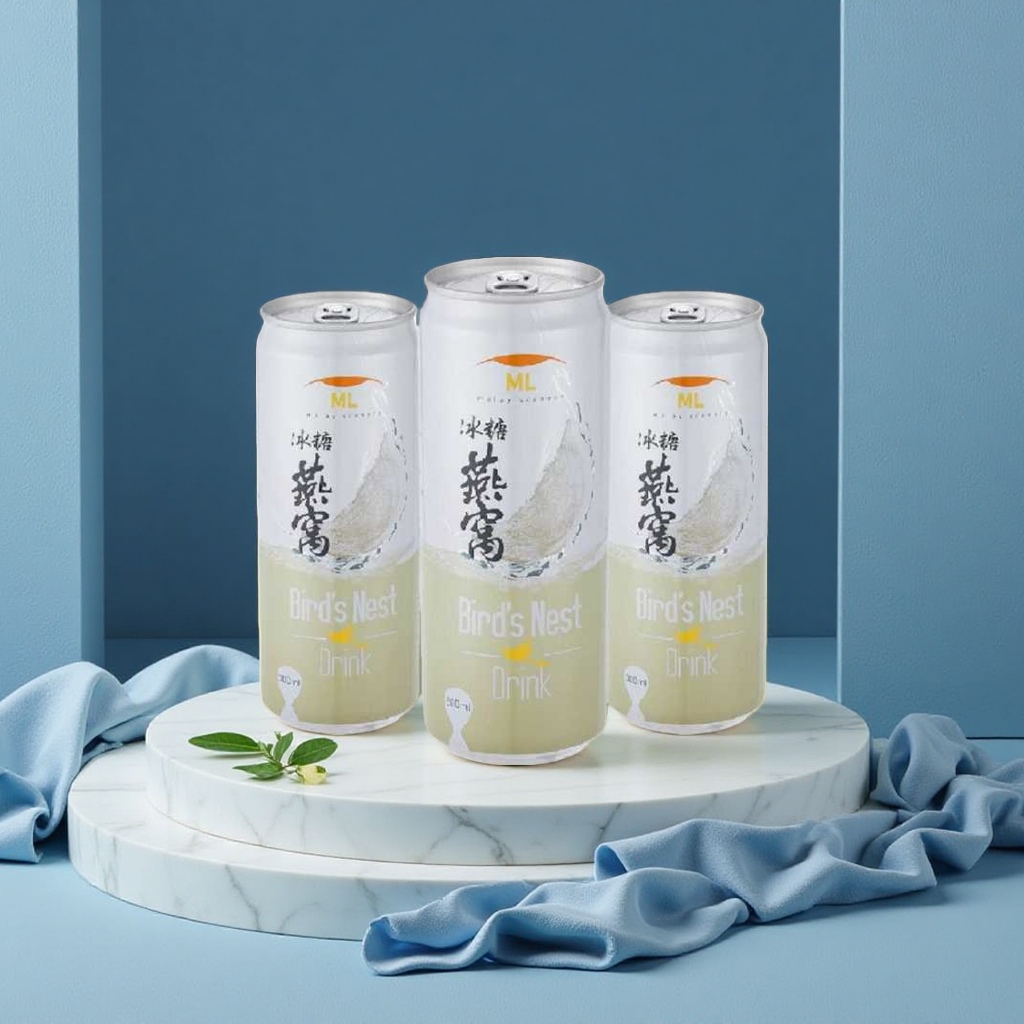 Malaysian rock sugar bird's nest bottled beverage for hangover relief, refreshing, beautifying and nourishing the skin Application Scenario