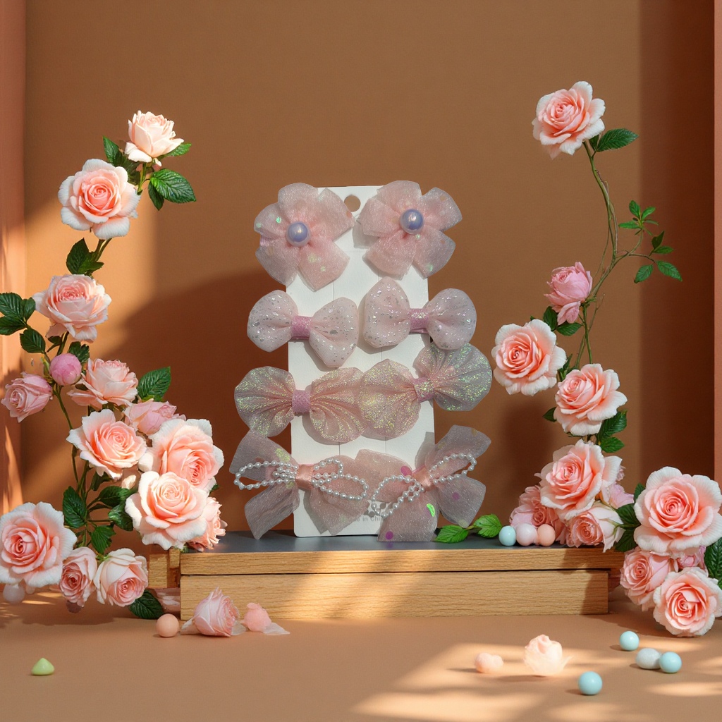 珠片花手工串珠饰品DIY材料包 精美装饰配件 diy材料包公主套装