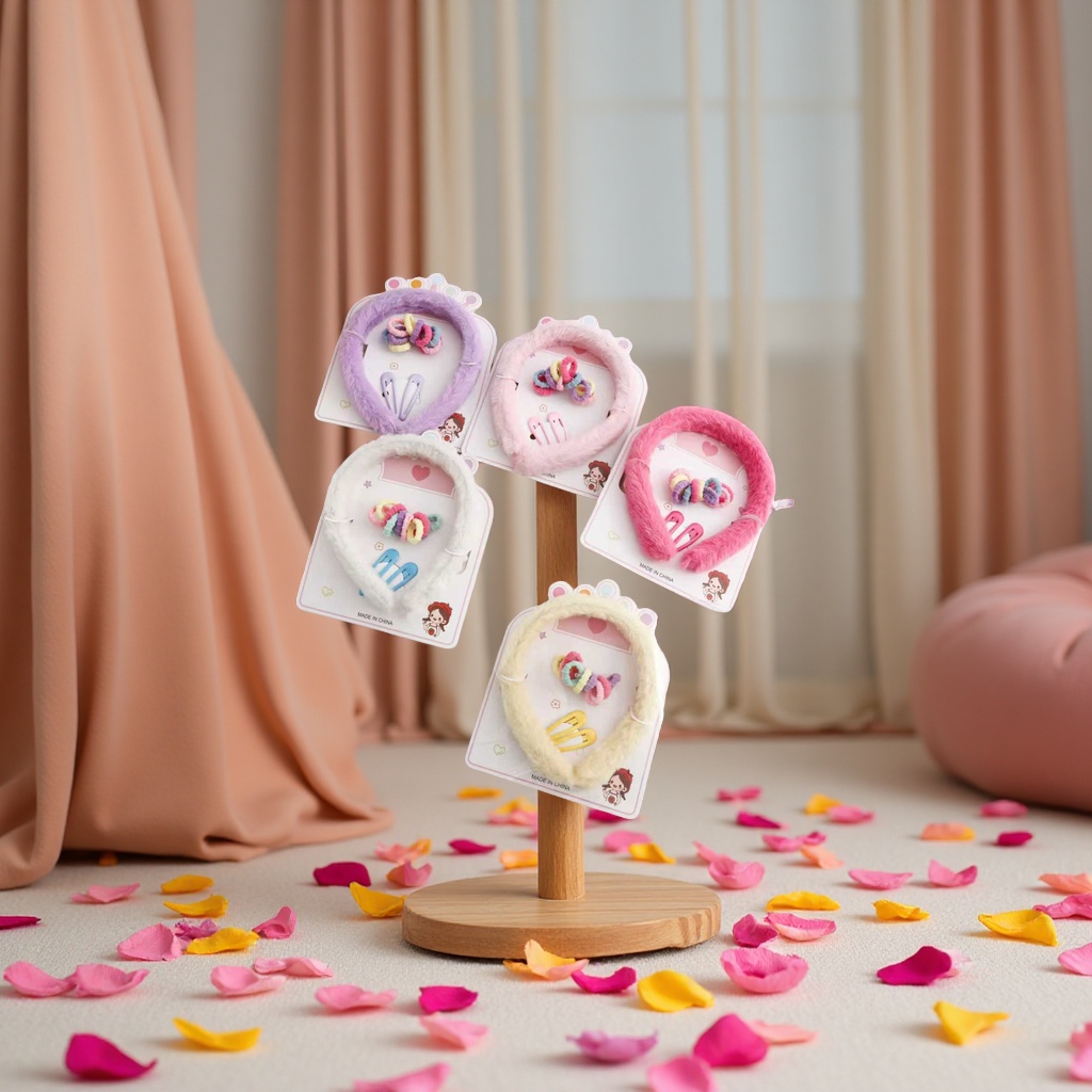Maomao Headband set, cute cartoon hair accessory for children, little princess headwear for girls Specification image