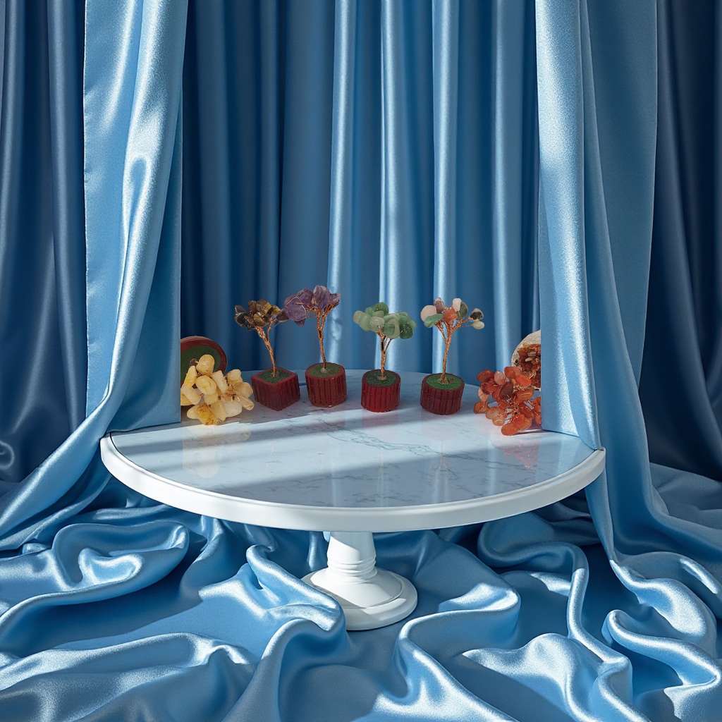 水晶发财树盆栽室内绿植装饰摆件招财植物多肉植物