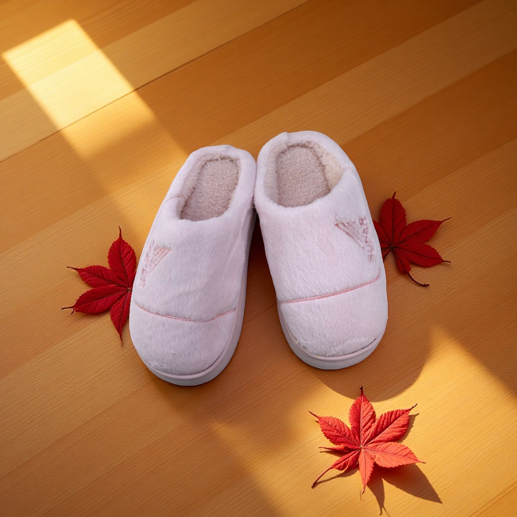 Thickened and warm cotton slippers, soft-soled indoor slippers for women and men in winter Specification image