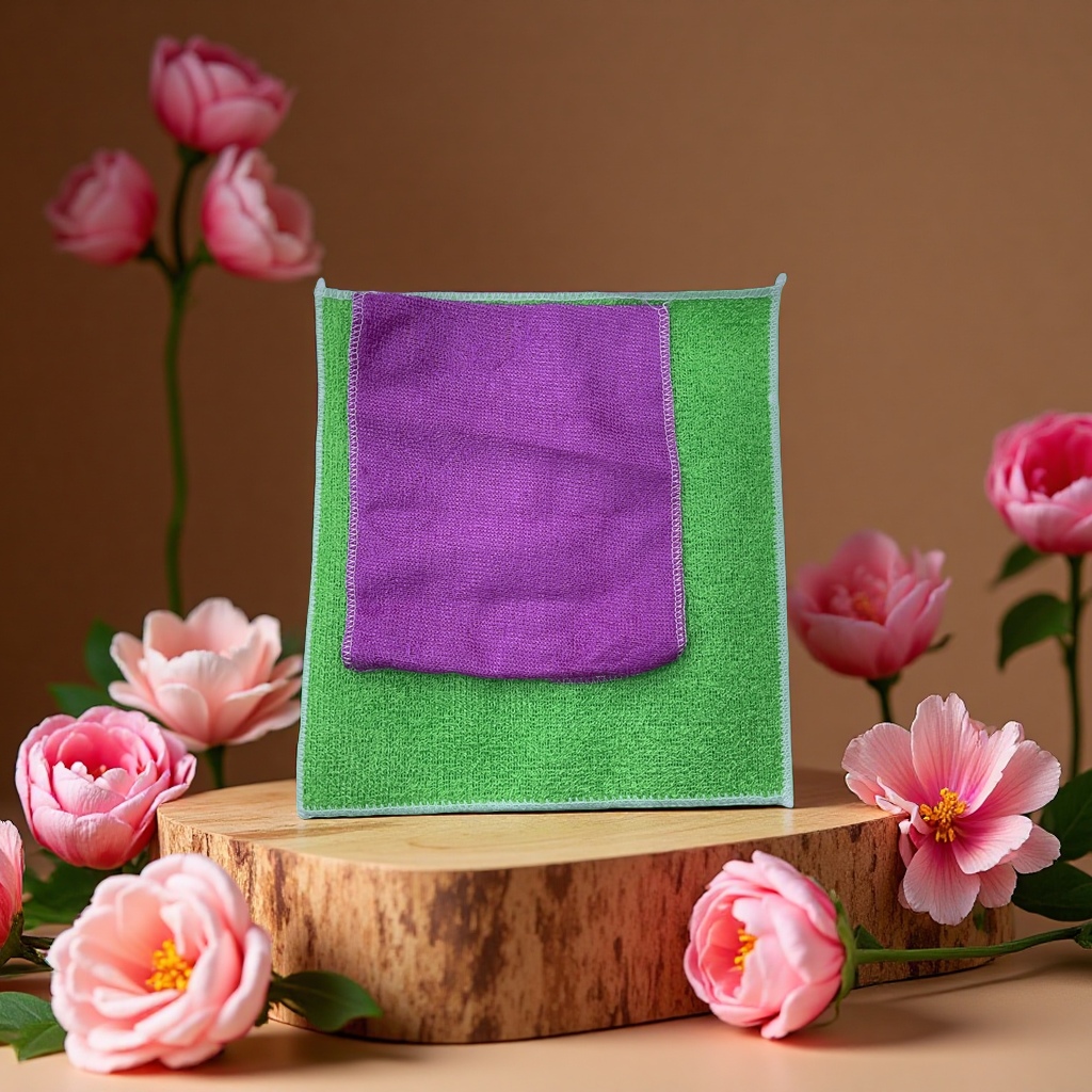 Dishcloths and kitchen cleaning cloths are durable, do not shed fibers, can be washed with water to remove grease, and are suitable for household use Specification image