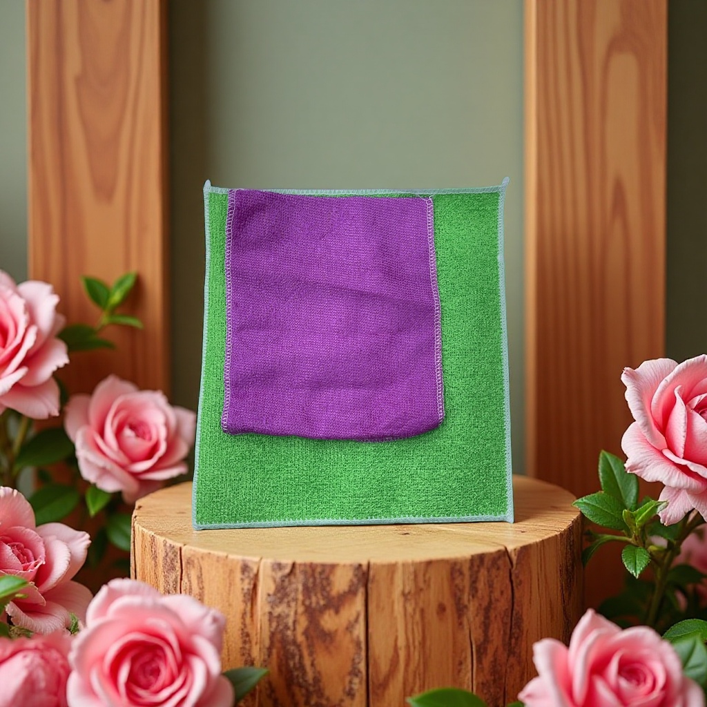 Dishcloths and kitchen cleaning cloths are durable, do not shed fibers, can be washed with water to remove grease, and are suitable for household use details Picture