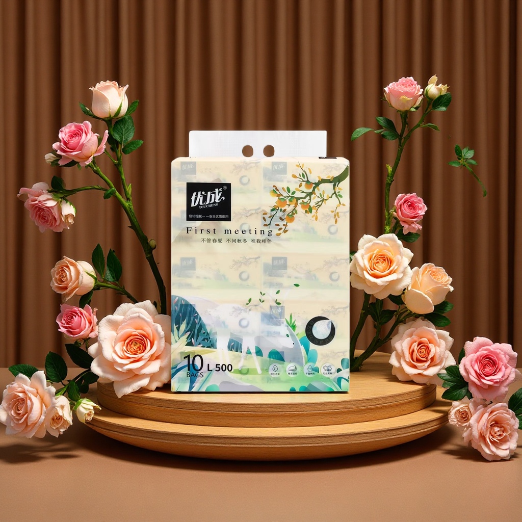 Soft and thick tissue paper, 180 pieces, large capacity for family, economical and practical