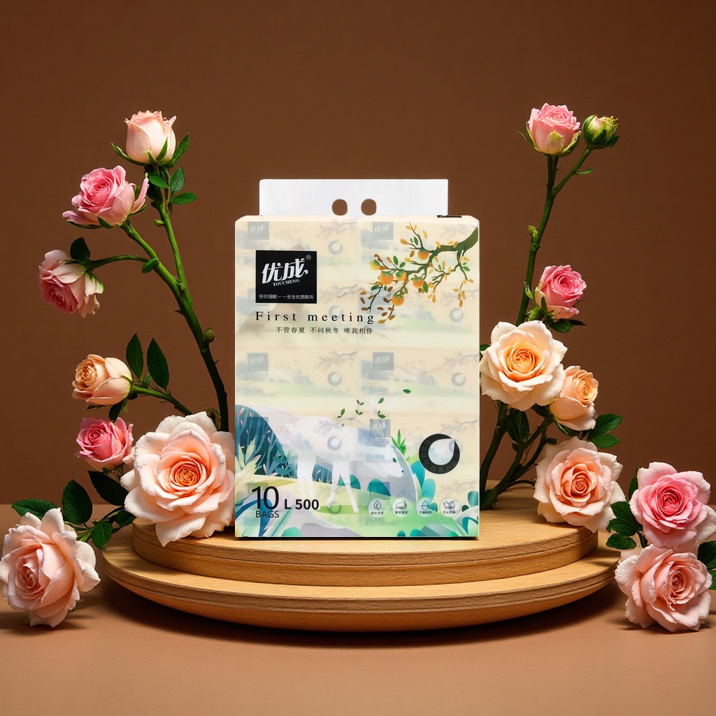 Soft and thick tissue paper, 180 pieces, large capacity for family, economical and practical Specification image