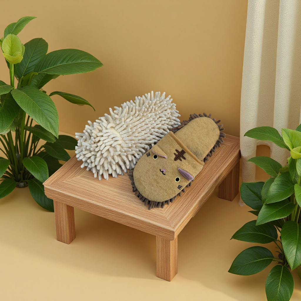 Lazy broom shoes, multi-functional cleaning tools, household mops, floor mopping wonders details Picture