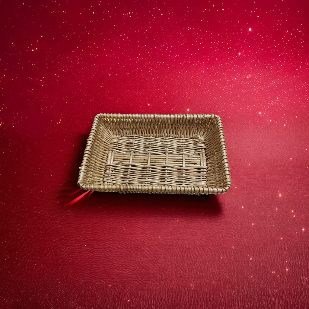 Bread basket, storage basket, household kitchen fruit basket, multi-layer woven basket, anti-slip basket details Picture