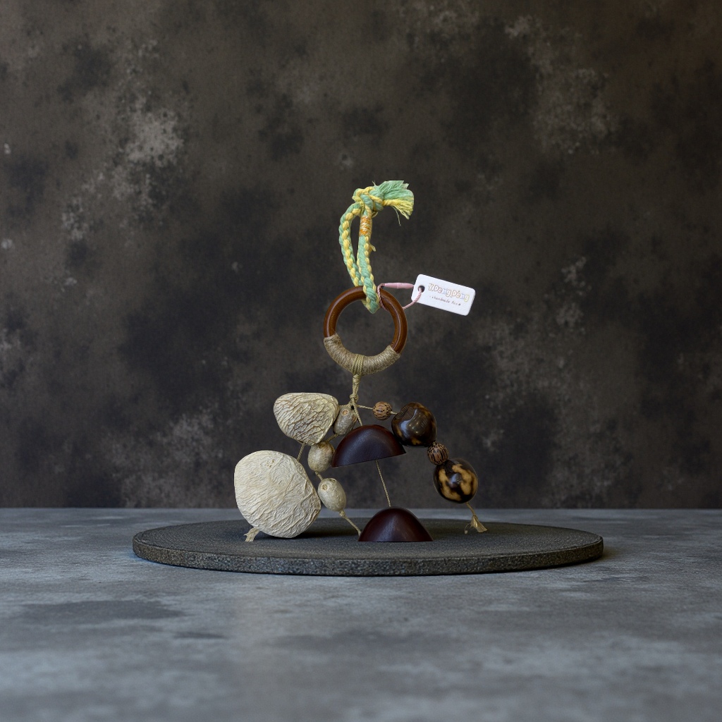 果壳摇铃吊坠 时尚饰品个性挂饰独特设计