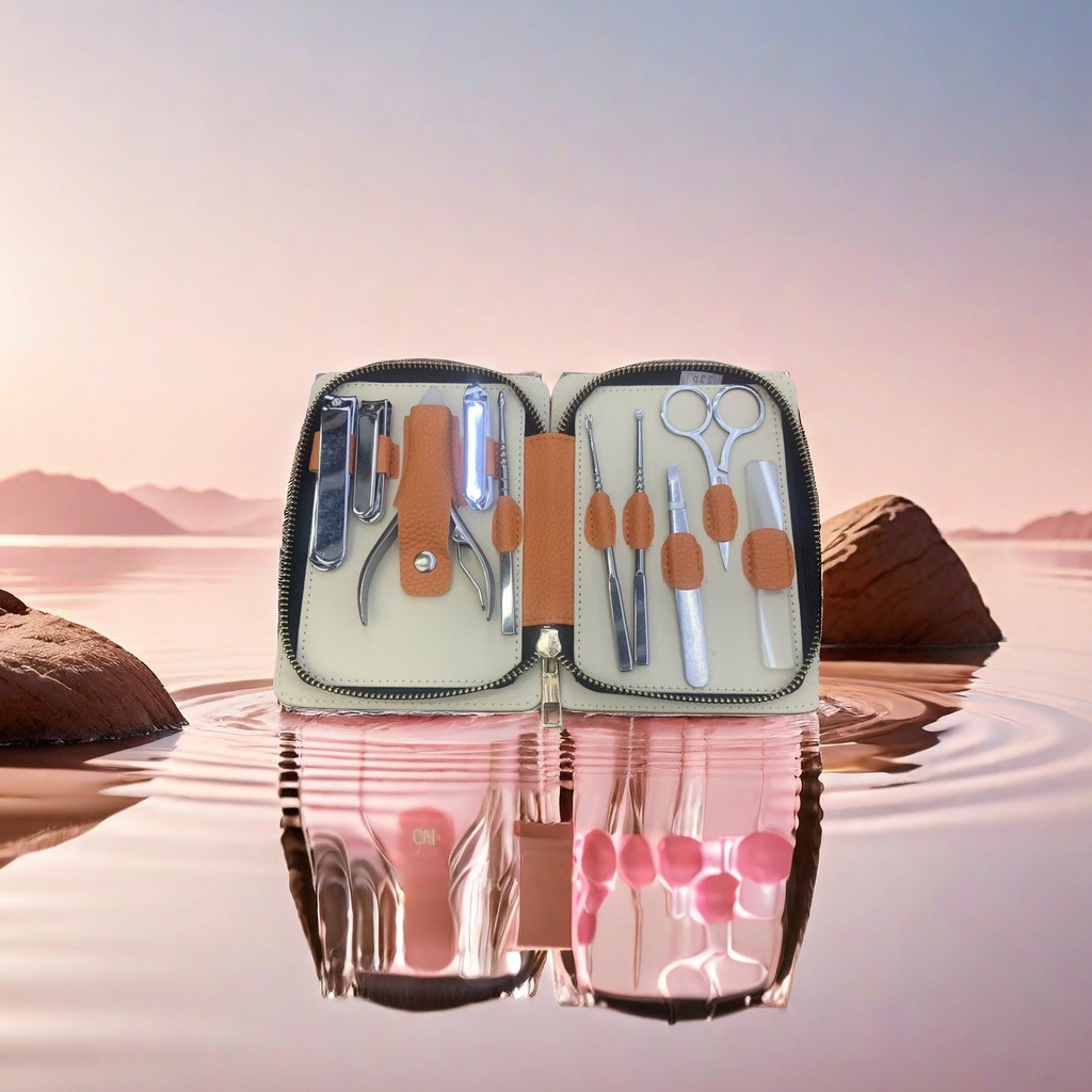 指甲钳套装多功能美甲工具修剪器10件装