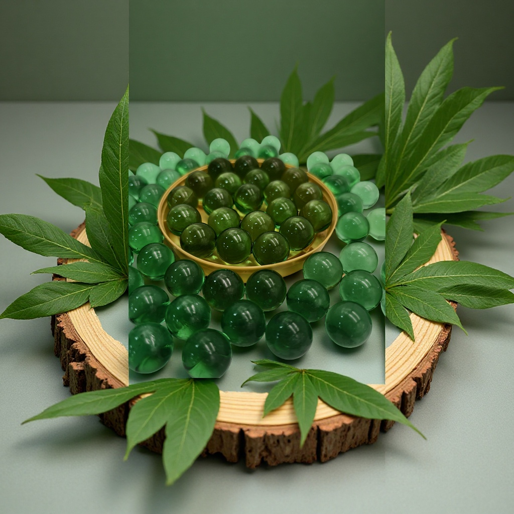 Deep green glass beads, scattered beads, pendants, small pieces, liu-shaped marbles, special sale, decorative landscape glass packaging materials, factory direct sales