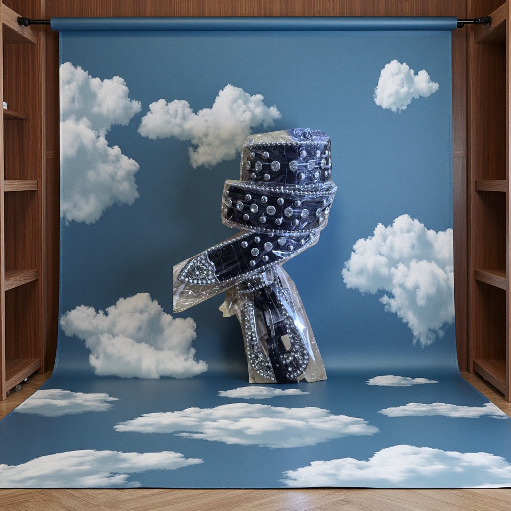 Fashionable leather belt for men, simple and versatile, casual style 2024 new style