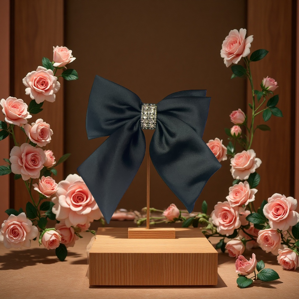 韩版蝴蝶结女士时尚发圈甜美可爱发饰