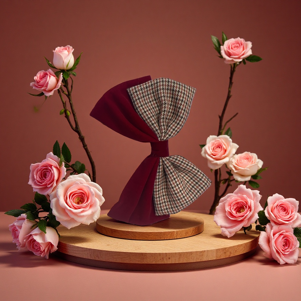 植绒蝴蝶节韩版时尚发饰头饰女款春季装饰