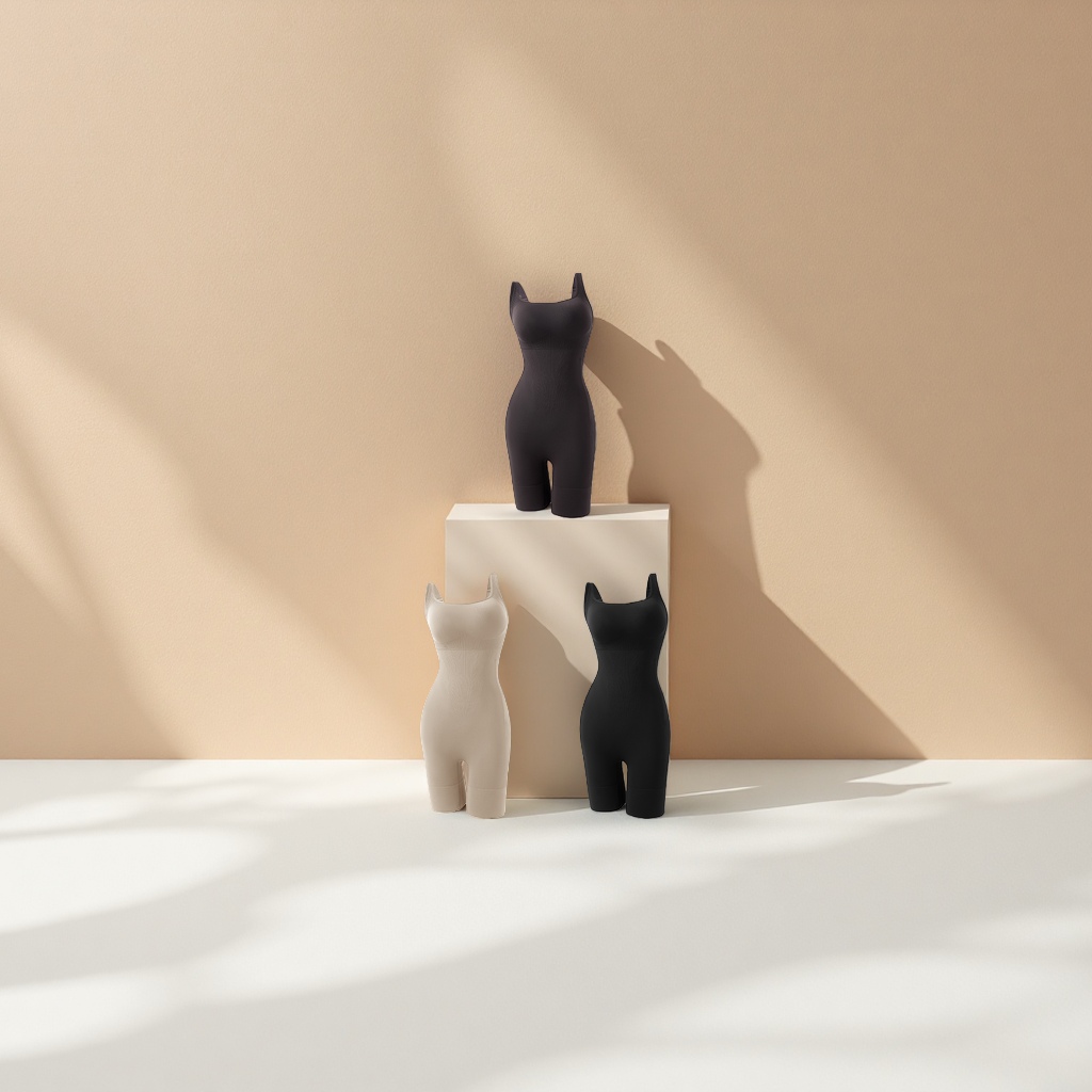 塑身衣，美体体雕衣内衣，塑形衣白底实物图