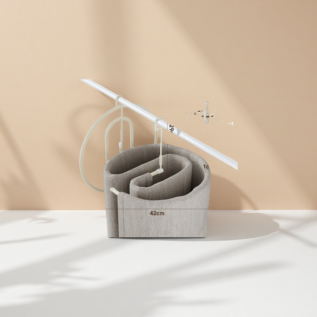 晒被子架细节图