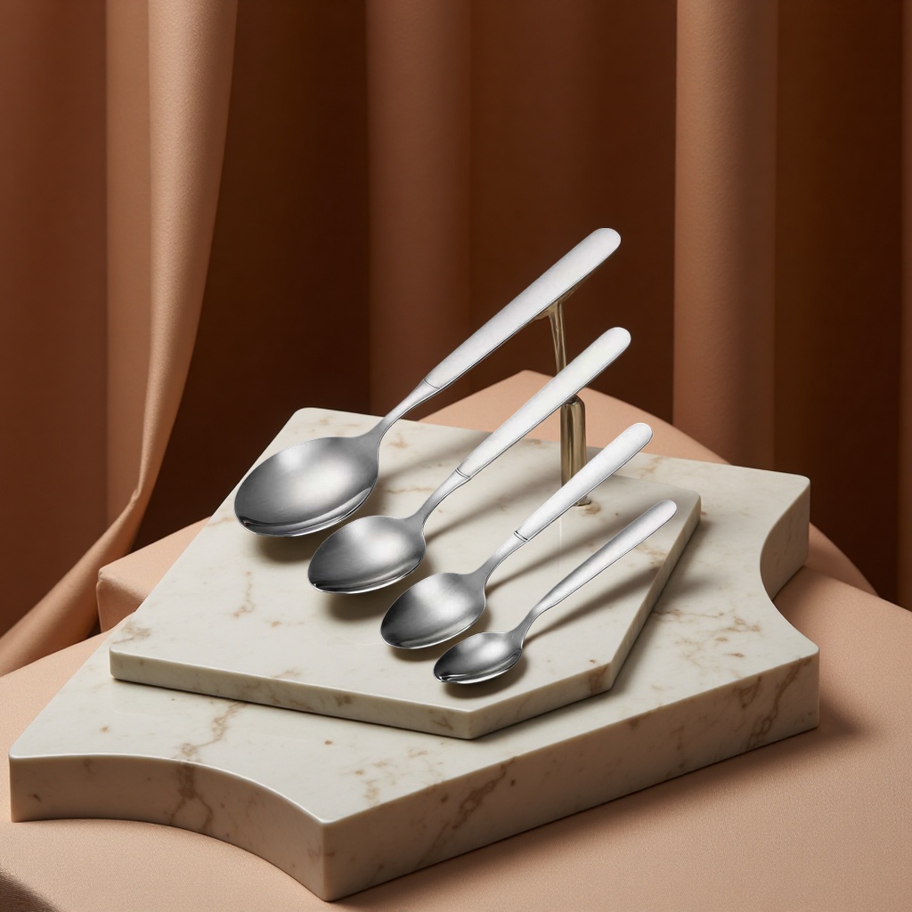 316不锈钢长柄加深尖头勺家用吃饭汤勺镜面抛光调羹甜品勺咖啡勺