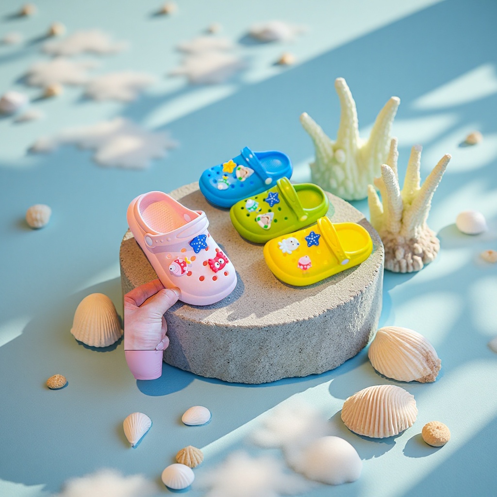 Little Bear Baby's new summer breathable and anti-slip shoes for infants Application Scenario