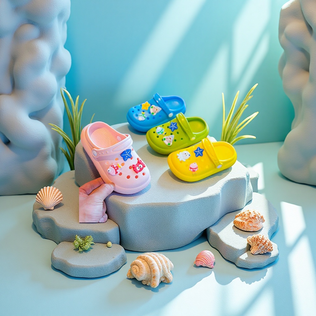 Little Bear Baby's new summer breathable and anti-slip shoes for infants