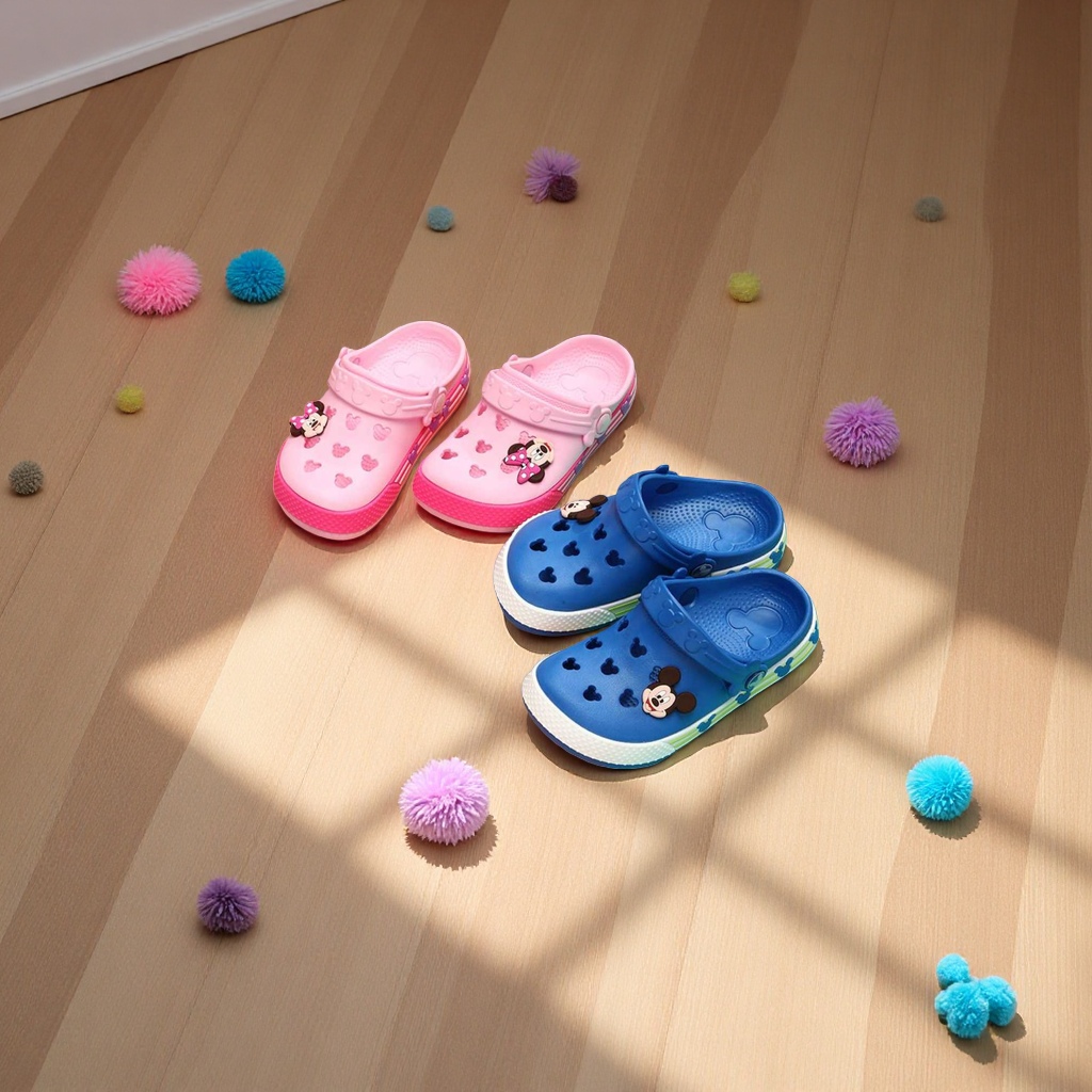 Little Bear Baby's children's sandals with breathable mesh and anti-slip features for summer