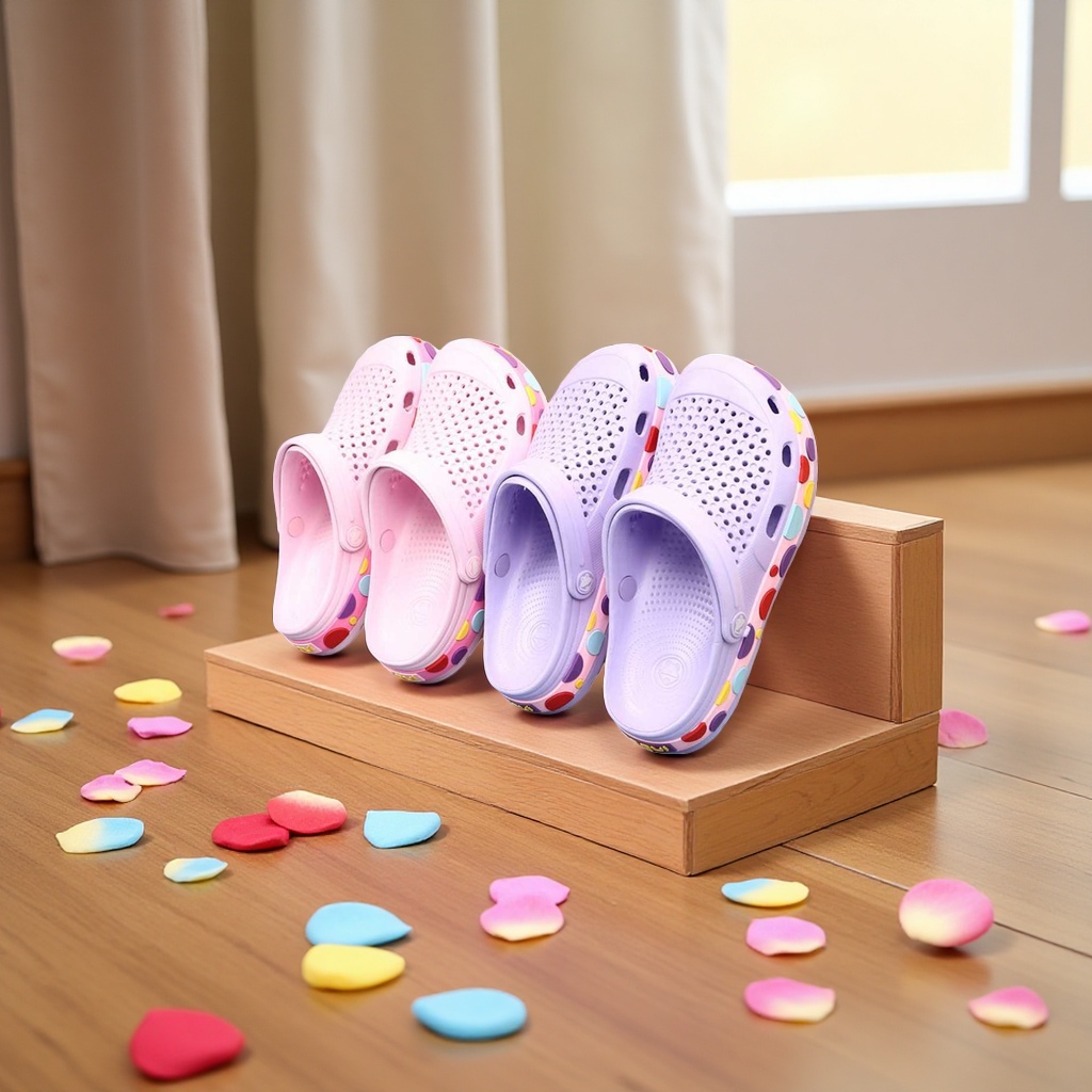 Macaron clogs are breathable, comfortable, anti-slip, soft-soled casual shoes Application Scenario