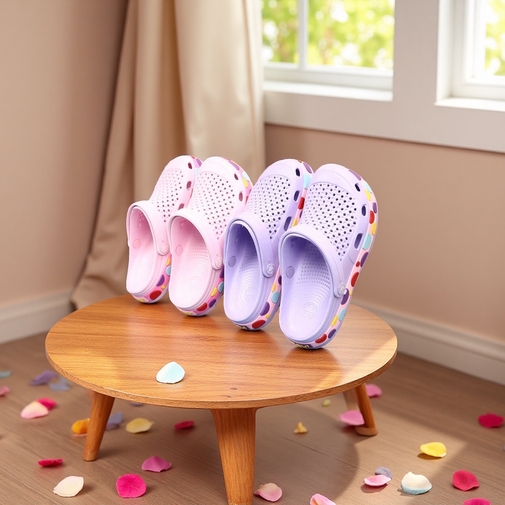 Macaron clogs are breathable, comfortable, anti-slip, soft-soled casual shoes details Picture