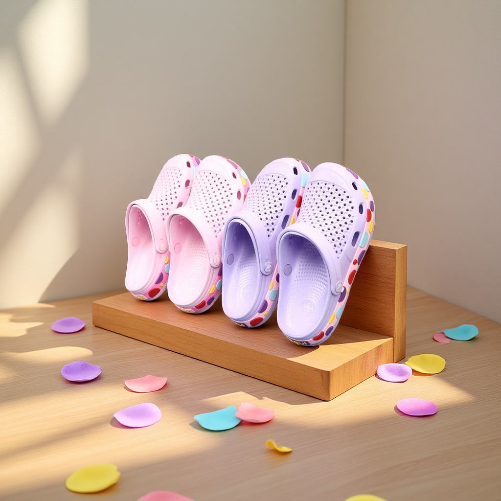 Macaron clogs are breathable, comfortable, anti-slip, soft-soled casual shoes Specification image