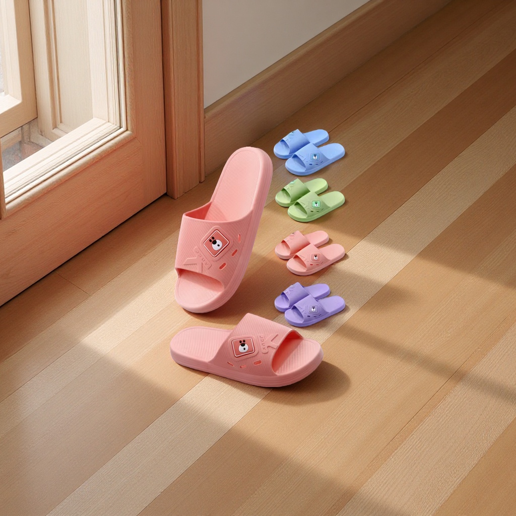 Home shoes, plastic slippers, anti-slip soft soles, comfortable and breathable indoor slippers