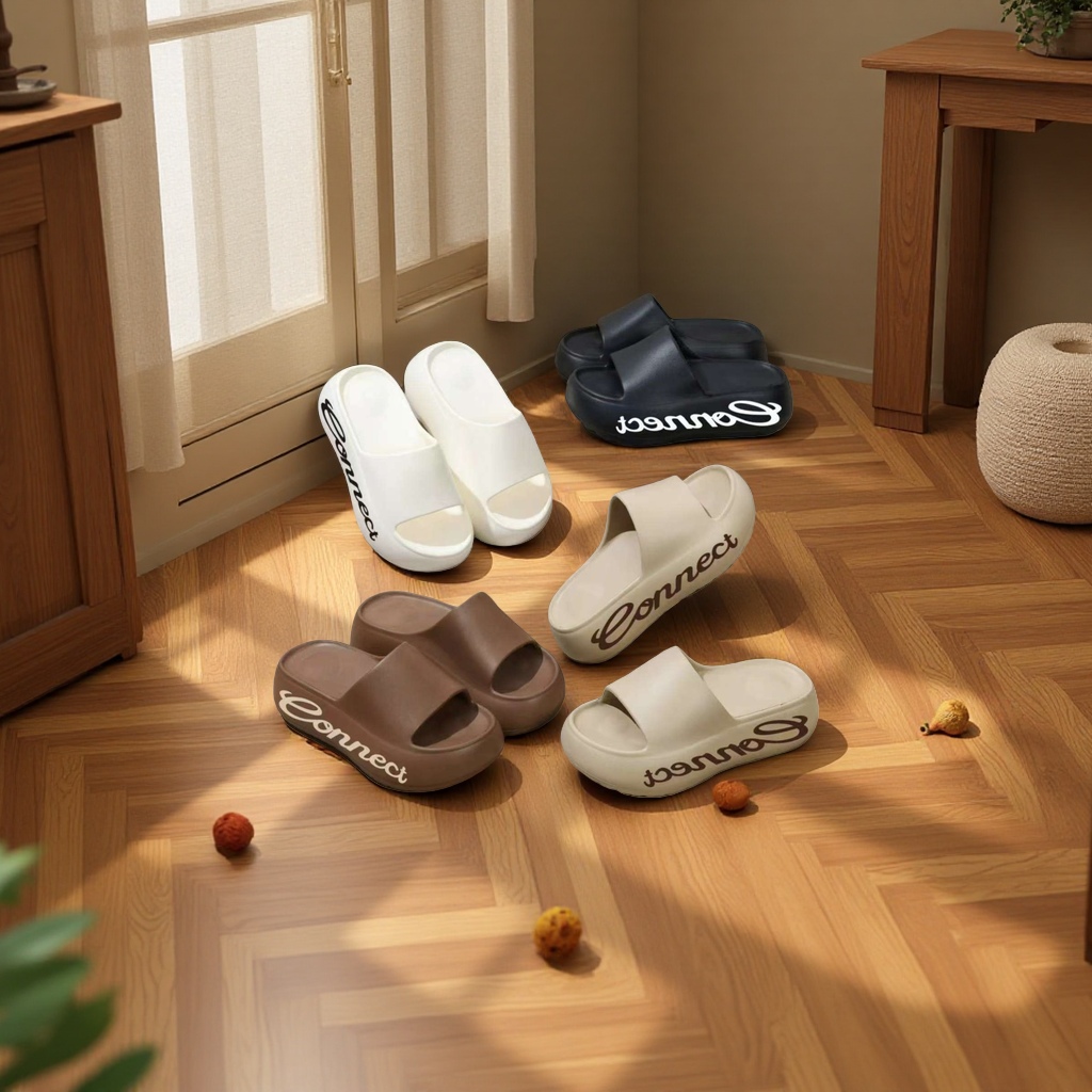 Classic men's cool slippers, breathable, comfortable and anti-slip casual shoes Specification image