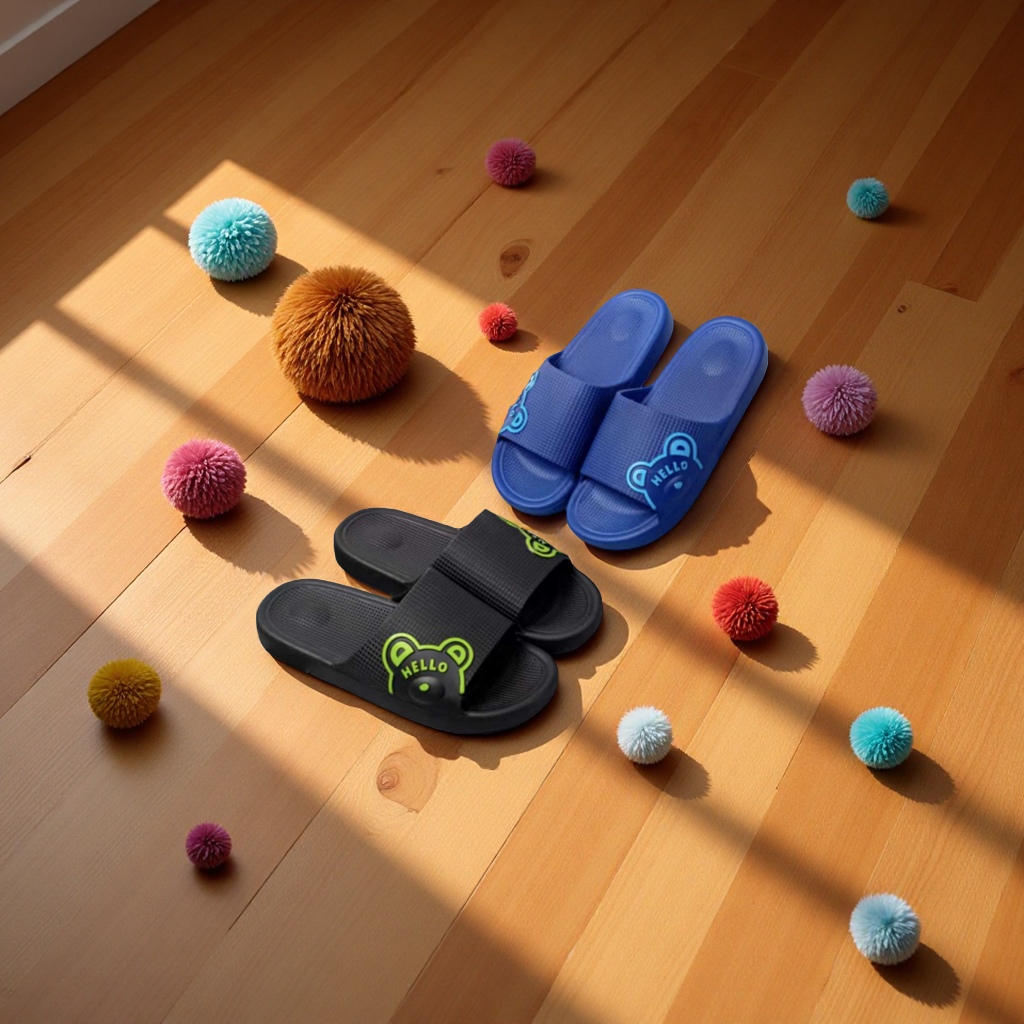 Soft-soled anti-slip slippers for home use, thickened, comfortable and breathable for bathroom use, men's and women's styles