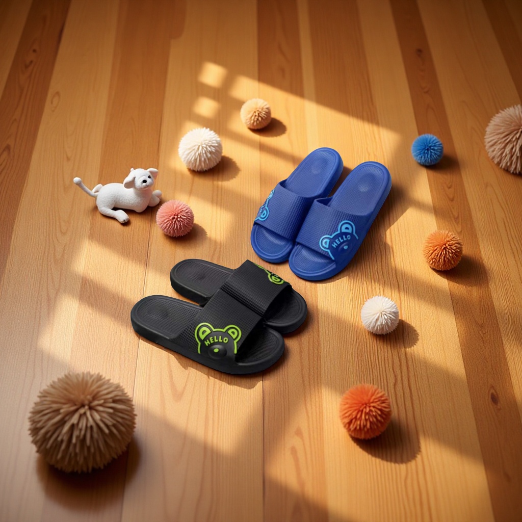Soft-soled anti-slip slippers for home use, thickened, comfortable and breathable for bathroom use, men's and women's styles Application Scenario