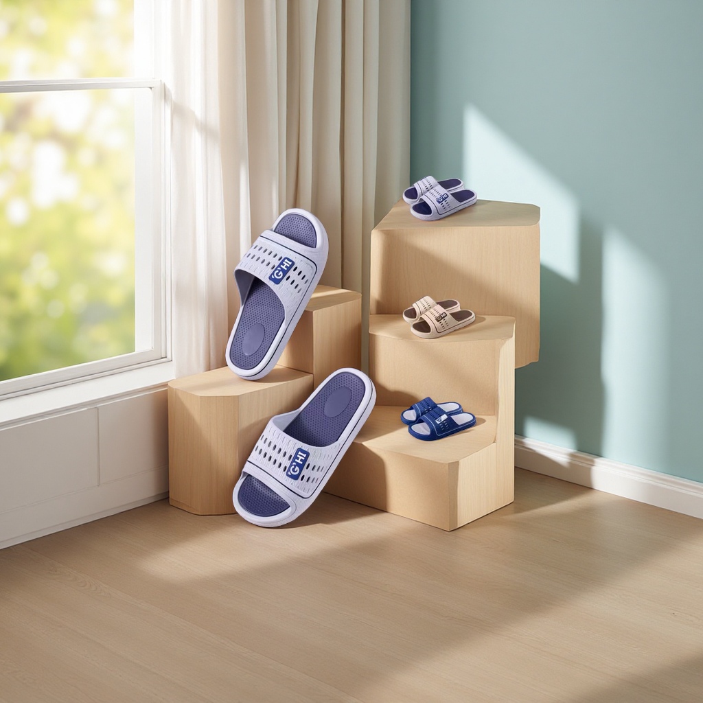 Men's flip-flops are breathable, comfortable and anti-slip casual shoes