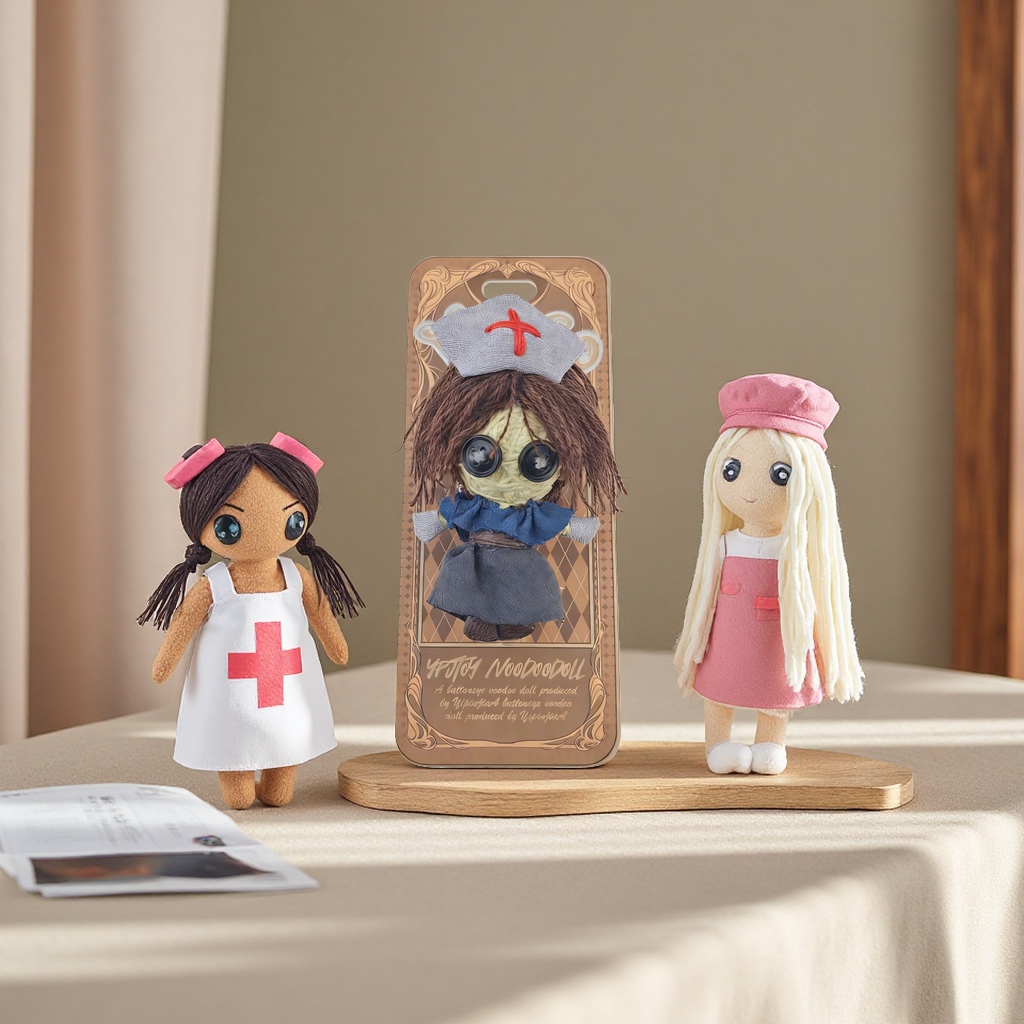 Nurse's original fifth sequence cotton thread doll, Voodoo doll, Fudu doll, export version, all handmade Specification image