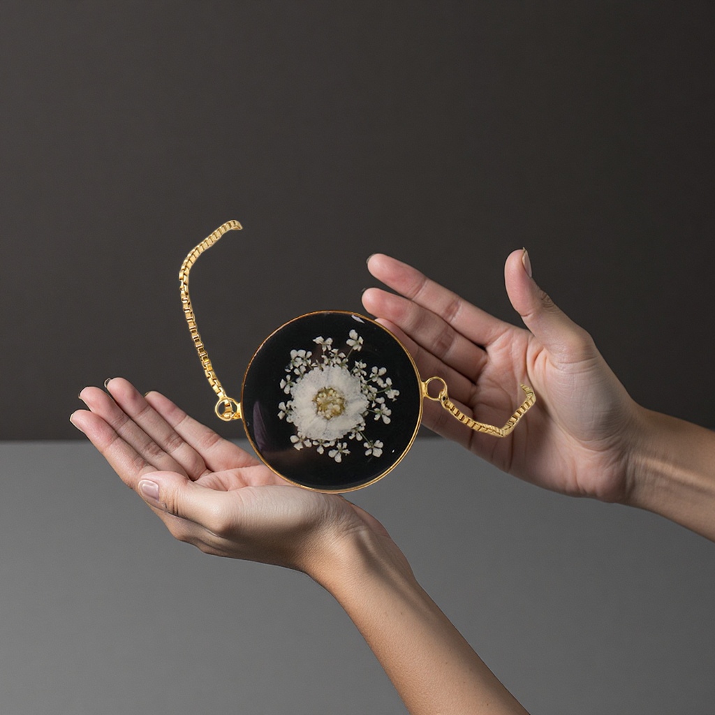 干花手链天然干花饰品浪漫女款时尚轻奢礼物产品图