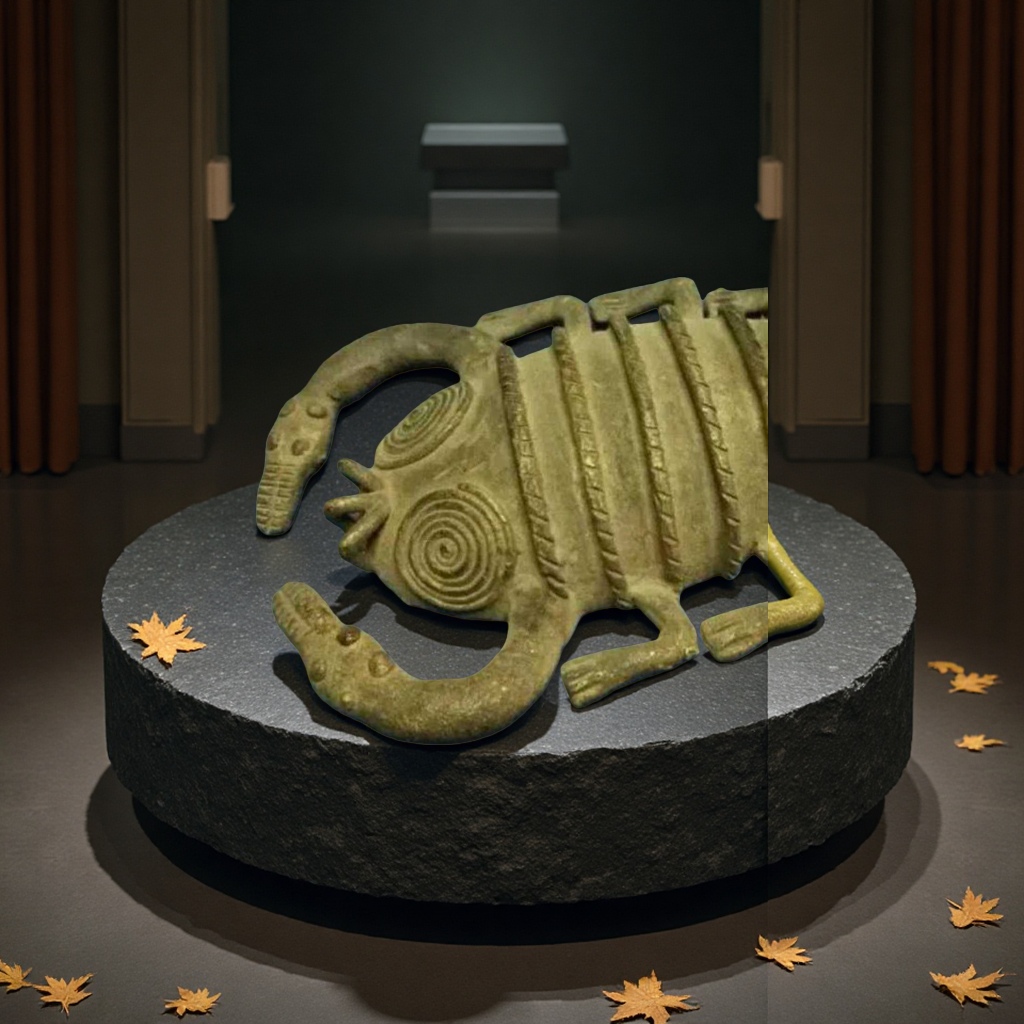 铜仿古蝎子摆件艺术装饰品客厅摆件中式复古摆件2