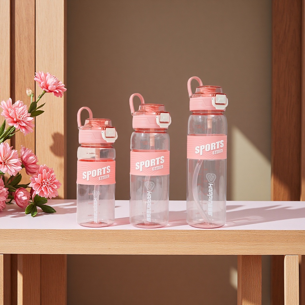 Macaron-colored sports water cup, 18oz leak-proof, portable, lightweight and durable, no 600ML details Picture