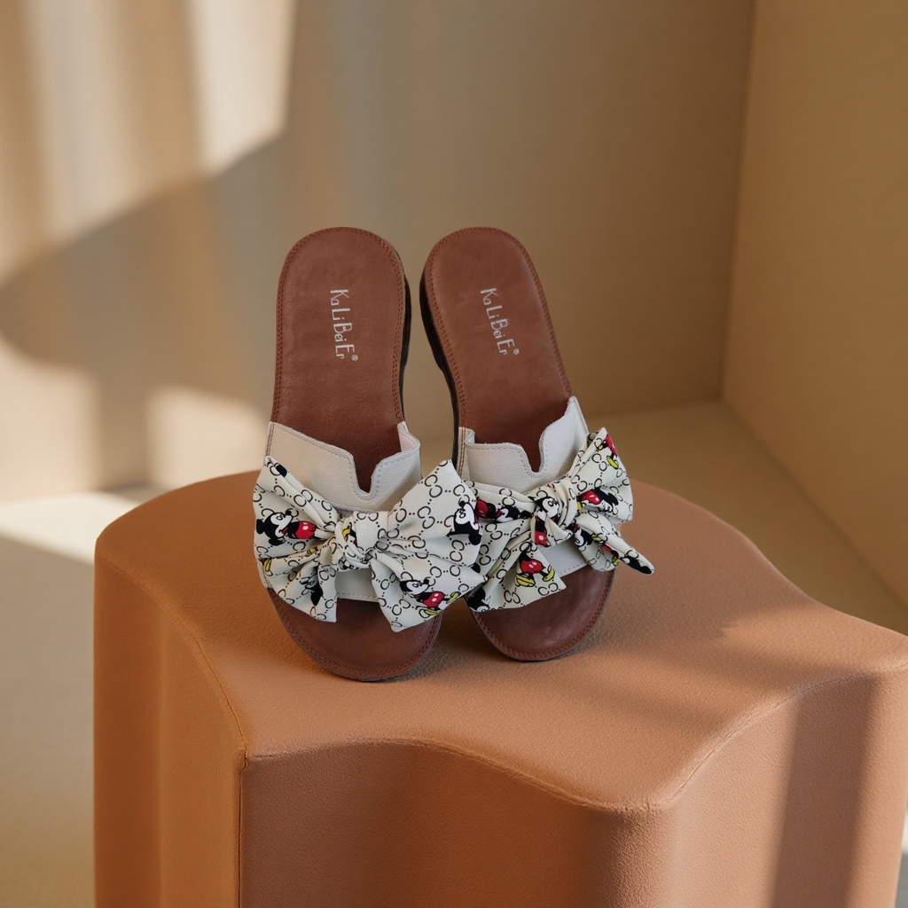 女士皮凉拖透气舒适防滑软底夏季新款女式拖鞋