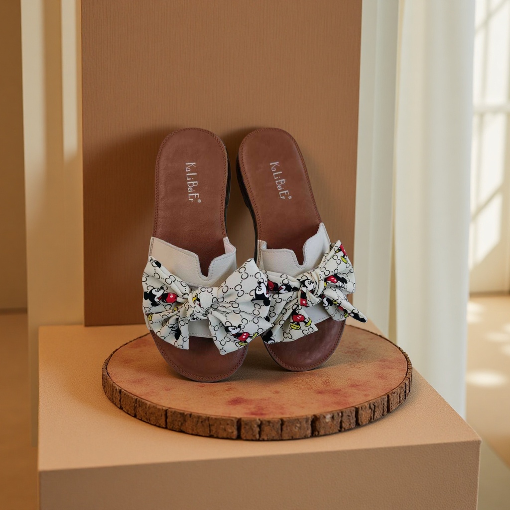 女式凉拖实物图